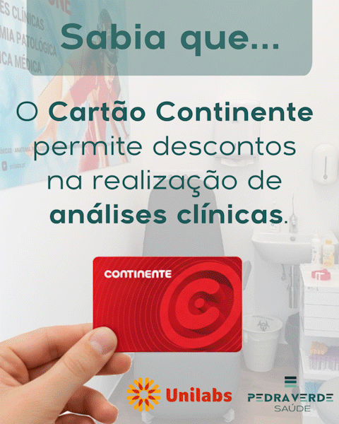 Cartão Continente dá acesso a descontos na realização de análises clínicas Cartão Continente dá acesso a descontos na realização de análises clínicas